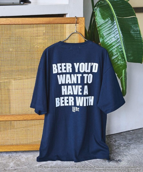 niko and...(ニコアンド)の「【COOR LIGHTS / MILLER LITE】コラボプリントTシャツ(Tシャツ/カットソー・メンズ・グレー/イエロー/ネイビー/ホワイト・MEDIUM/LARGE)」の21枚目の写真
