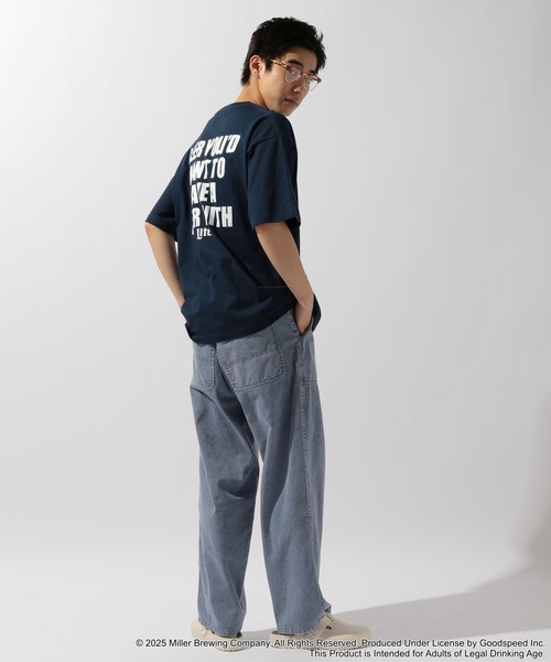 niko and...(ニコアンド)の「【COOR LIGHTS / MILLER LITE】コラボプリントTシャツ(Tシャツ/カットソー・メンズ・グレー/イエロー/ネイビー/ホワイト・MEDIUM/LARGE)」の12枚目の写真