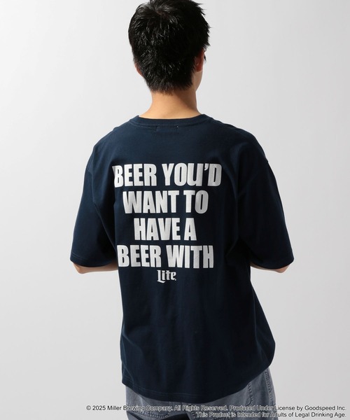 niko and...(ニコアンド)の「【COOR LIGHTS / MILLER LITE】コラボプリントTシャツ(Tシャツ/カットソー・メンズ・グレー/イエロー/ネイビー/ホワイト・MEDIUM/LARGE)」の15枚目の写真