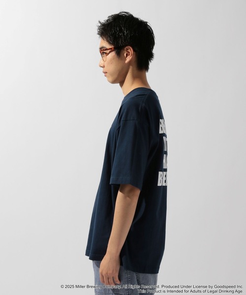 niko and...(ニコアンド)の「【COOR LIGHTS / MILLER LITE】コラボプリントTシャツ(Tシャツ/カットソー・メンズ・グレー/イエロー/ネイビー/ホワイト・MEDIUM/LARGE)」の17枚目の写真