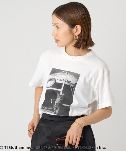 IENA（イエナ）の「LIFE PICTURE COLLECTION　PHOTO Tシャツ（Tシャツ/カットソー・レディース・チャコールグレー/ホワイト・FREE）」の15枚目の写真