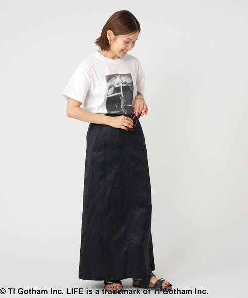 IENA（イエナ）の「LIFE PICTURE COLLECTION　PHOTO Tシャツ（Tシャツ/カットソー・レディース・チャコールグレー/ホワイト・FREE）」の21枚目の写真