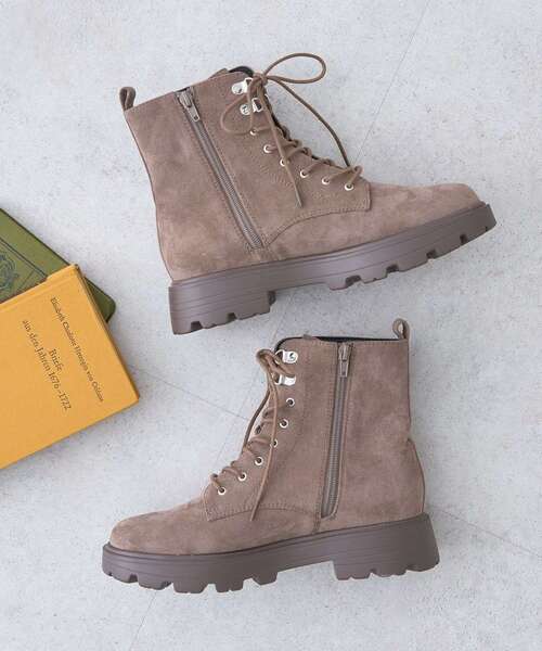 ORiental TRaffic（オリエンタルトラフィック）の「ORiental TRaffic マウンテンブーツ（ブーツ・レディース・ブラウン/ブラック・LL/M/L/S）」の2枚目の写真