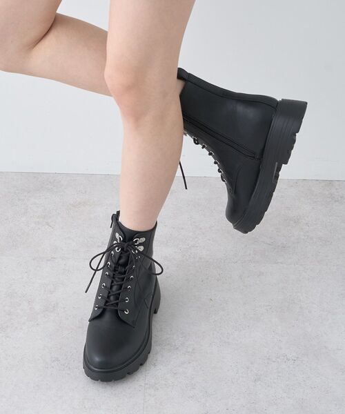 ORiental TRaffic（オリエンタルトラフィック）の「ORiental TRaffic マウンテンブーツ（ブーツ・レディース・ブラウン/ブラック・LL/M/L/S）」の12枚目の写真