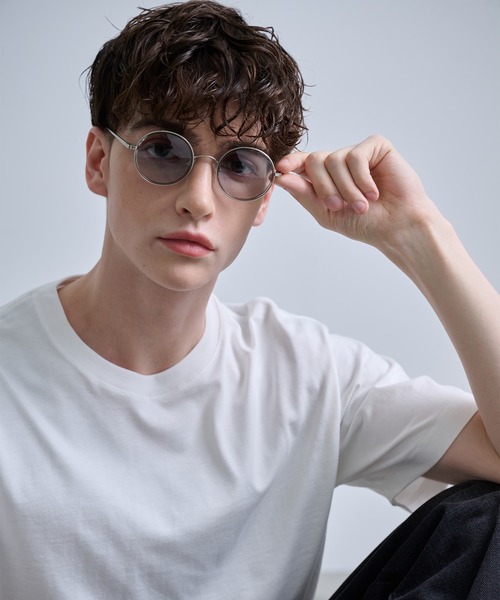 NUMBER (N)INE（ナンバーナイン）の「【NUMBER(N)INE/ナンバーナイン】ROUND METAL FRAME SUNGLASSES / アイウェア / サングラス / UVカット（サングラス・メンズ・グレー/ブラック/スモークピンク・FREE）」の3枚目の写真
