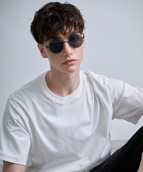 NUMBER (N)INE（ナンバーナイン）の「【NUMBER(N)INE/ナンバーナイン】ROUND METAL FRAME SUNGLASSES / アイウェア / サングラス / UVカット（サングラス・メンズ・グレー/ブラック/スモークピンク・FREE）」の2枚目の写真