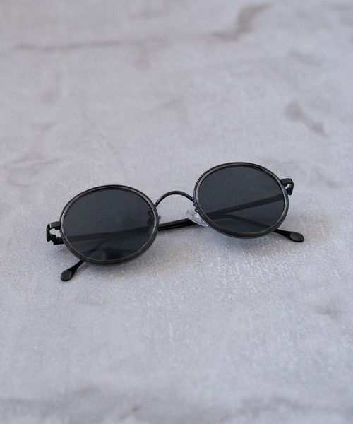 NUMBER (N)INE（ナンバーナイン）の「【NUMBER(N)INE/ナンバーナイン】ROUND METAL FRAME SUNGLASSES / アイウェア / サングラス / UVカット（サングラス・メンズ・グレー/ブラック/スモークピンク・FREE）」の7枚目の写真