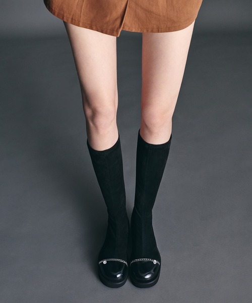 【GOLD】メタリック ロングブーツ UNITED ARROWS LTD. OUTLET｜メタリック ロングブーツ | Rakuten