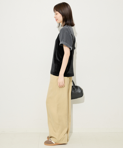 miller/ミラー SLOBE別注 ベロアレースミャミソール