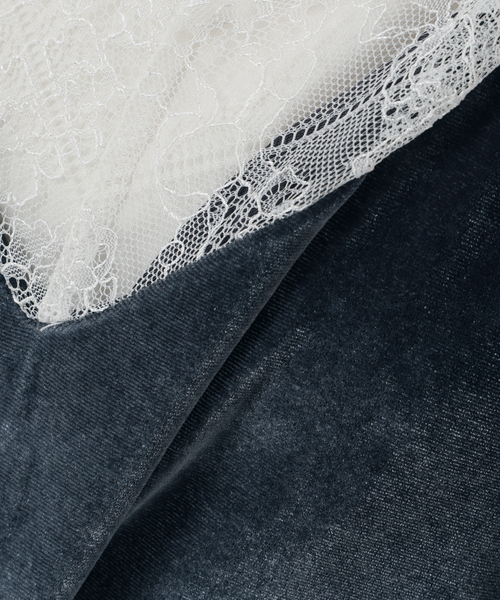 miller/ミラー SLOBE別注 ベロアレースミャミソール（キャミソール