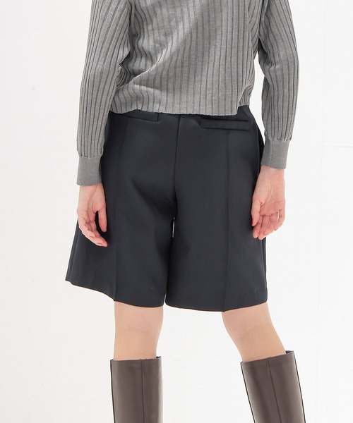DRESSLAVE(ドレスレイブ)の「suiting short pants(スーチングショートパンツ)(その他パンツ・レディース・ブラウン/ネイビー・38/36)」の4枚目の写真