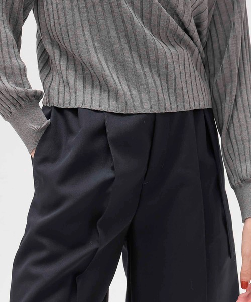 DRESSLAVE(ドレスレイブ)の「suiting short pants(スーチングショートパンツ)(その他パンツ・レディース・ブラウン/ネイビー・38/36)」の6枚目の写真