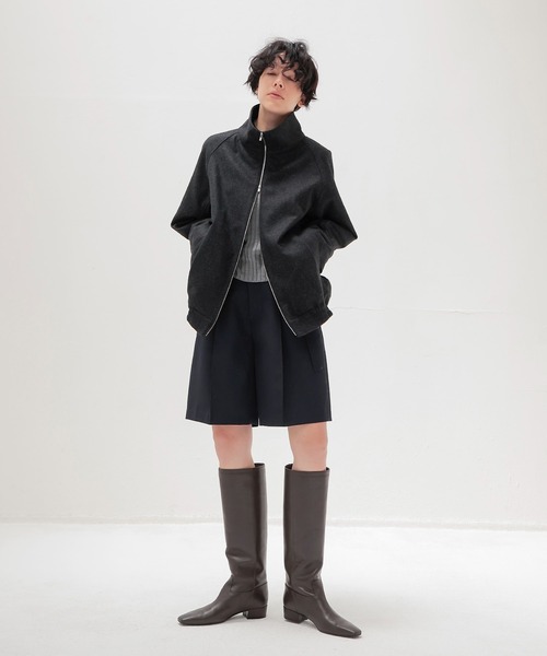 DRESSLAVE(ドレスレイブ)の「suiting short pants(スーチングショートパンツ)(その他パンツ・レディース・ブラウン/ネイビー・38/36)」の7枚目の写真