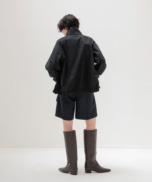 DRESSLAVE(ドレスレイブ)の「suiting short pants(スーチングショートパンツ)(その他パンツ・レディース・ブラウン/ネイビー・38/36)」の9枚目の写真