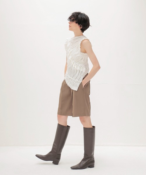 DRESSLAVE(ドレスレイブ)の「suiting short pants(スーチングショートパンツ)(その他パンツ・レディース・ブラウン/ネイビー・38/36)」の15枚目の写真