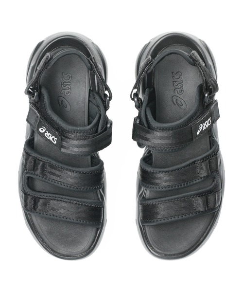 新品タグ付【ASICS アシックス】スポーツサンダル 黒 完売商品 人気 26 新品タグ付【ASICS アシックス】スポーツサンダル 黒 完売商品
