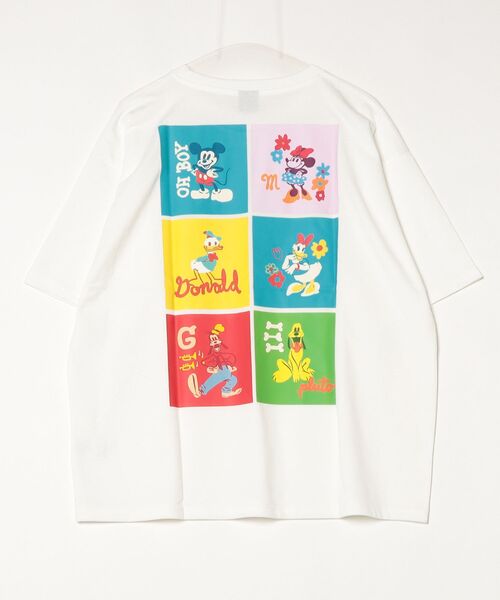 Disney(ディズニー)の「Disney /ディズニー illustrationTシャツ”Micky Friends”(Tシャツ/カットソー・メンズ・B/C/D/A・MEDIUM/LARGE/X-LARGE)」の6枚目の写真