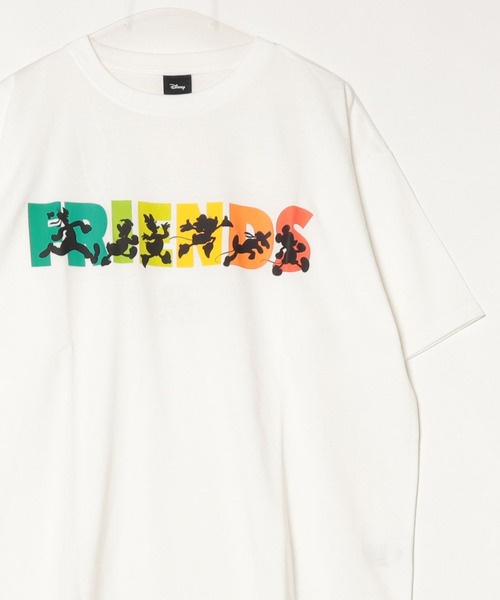 Disney(ディズニー)の「Disney /ディズニー illustrationTシャツ”Micky Friends”(Tシャツ/カットソー・メンズ・B/C/D/A・MEDIUM/LARGE/X-LARGE)」の1枚目の写真