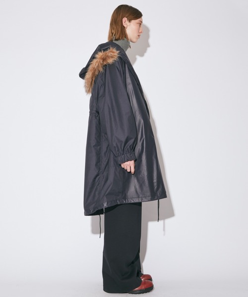 beautiful people（ビューティフルピープル）の「multilayering highc-ount chintz modscoat（モッズコート・レディース・オリーブ/ネイビー・38/40）」の14枚目の写真