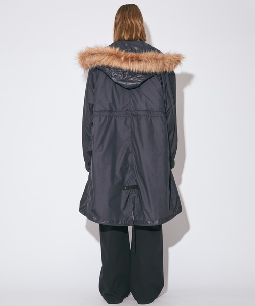 beautiful people（ビューティフルピープル）の「multilayering highc-ount chintz modscoat（モッズコート・レディース・オリーブ/ネイビー・38/40）」の15枚目の写真