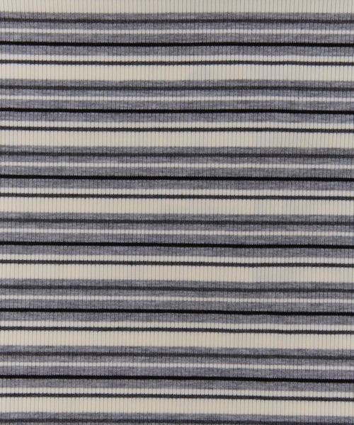 Ocean&Ground（オーシャン&グラウンド）の「Jr.ﾀｰﾄﾙﾈｯｸﾎﾞｰﾀﾞｰﾘﾌﾞTｼｬﾂ（ニット/セーター・キッズ・グレー/マルチ/グリーン/ブラウン・160/150）」の10枚目の写真