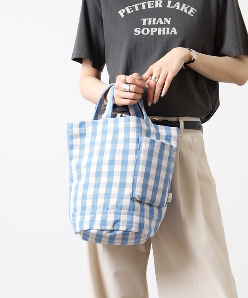 ROOTOTE（ルートート）の「ROOTOTE　リサイクルコットンミニトート（トートバッグ・レディース・ベージュ/イエロー/グレー/サックスブルー・FREE）」の9枚目の写真