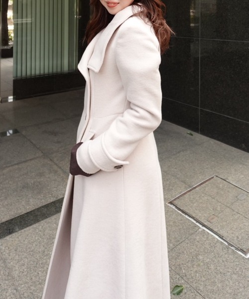 25オーバーネックシンデレララインコート 秋服 冬服（ステンカラー