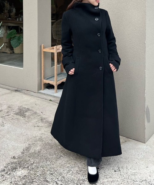 25オーバーネックシンデレララインコート 秋服 冬服（ステンカラー