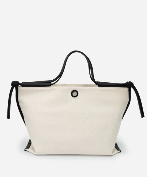 Rouge vif（ルージュヴィフ）の「【SOMEWHERE STUDIO/サムウェア ステュディオ】COTTAGE-TOTE トートバッグ（トートバッグ・レディース・ブラック/キャメル・フリー）」の2枚目の写真