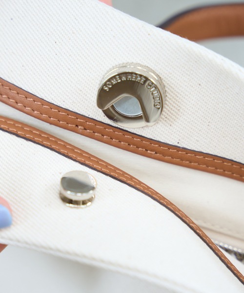 Rouge vif（ルージュヴィフ）の「【SOMEWHERE STUDIO/サムウェア ステュディオ】COTTAGE-TOTE トートバッグ（トートバッグ・レディース・ブラック/キャメル・フリー）」の12枚目の写真