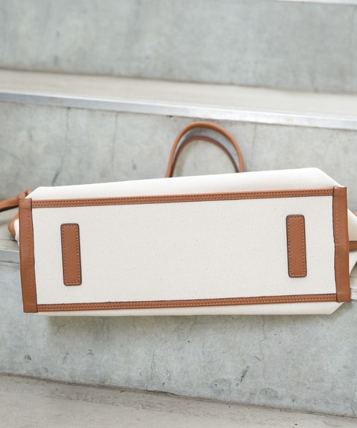 Rouge vif（ルージュヴィフ）の「【SOMEWHERE STUDIO/サムウェア ステュディオ】COTTAGE-TOTE トートバッグ（トートバッグ・レディース・ブラック/キャメル・フリー）」の16枚目の写真