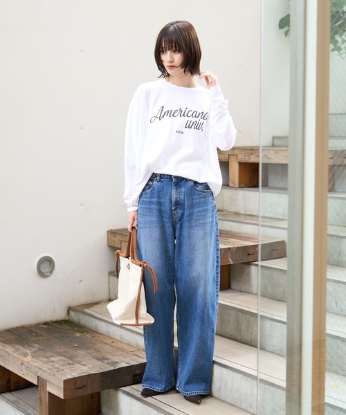 Rouge vif（ルージュヴィフ）の「【SOMEWHERE STUDIO/サムウェア ステュディオ】COTTAGE-TOTE トートバッグ（トートバッグ・レディース・ブラック/キャメル・フリー）」の6枚目の写真