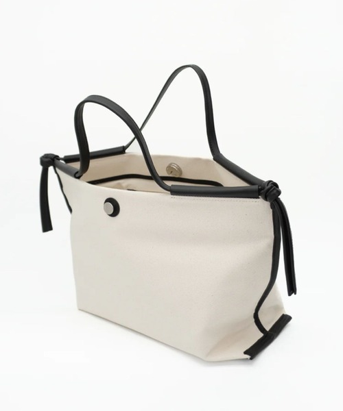 Rouge vif（ルージュヴィフ）の「【SOMEWHERE STUDIO/サムウェア ステュディオ】COTTAGE-TOTE トートバッグ（トートバッグ・レディース・ブラック/キャメル・フリー）」の18枚目の写真