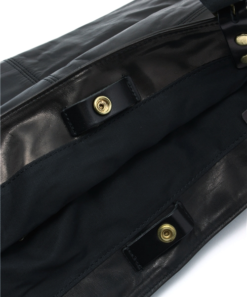 Butler Verner Sails(バトラーヴァーナーセイルス)の「【Butler Verner Sails】ポニープルアップヌメ革トート JA-1387(トートバッグ・メンズ・ブラウン/ブラック・FREE)」の10枚目の写真