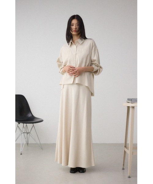 AZUL by moussy（アズールバイマウジー）の「セミフレアスカート（スカート・レディース・ブラウン/ブラック/グレイッシュベージュ・MEDIUM/SMALL）」の22枚目の写真