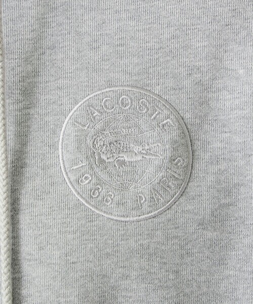 LACOSTE（ラコステ）の「【別注】LACOSTE / フルジップパーカー（パーカー・メンズ・ネイビー/グレー/グリーン・5/4/3/2）」の16枚目の写真