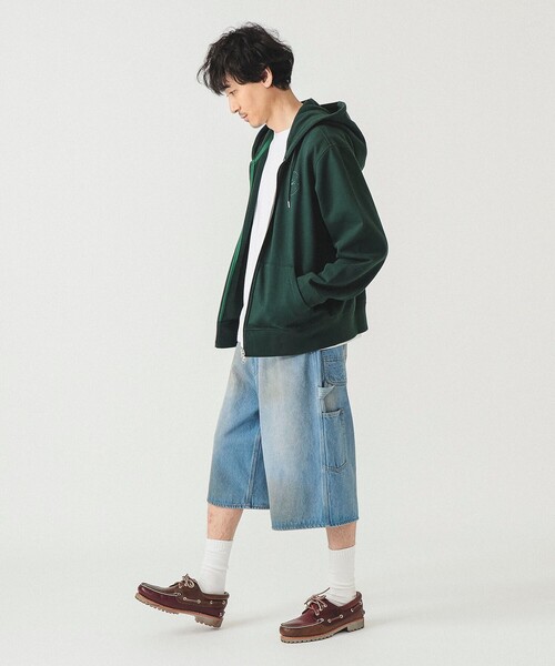 LACOSTE フルジップパーカー ベロア Lacoste ジップアップ パーカー | ブルー | FARFETCH JP