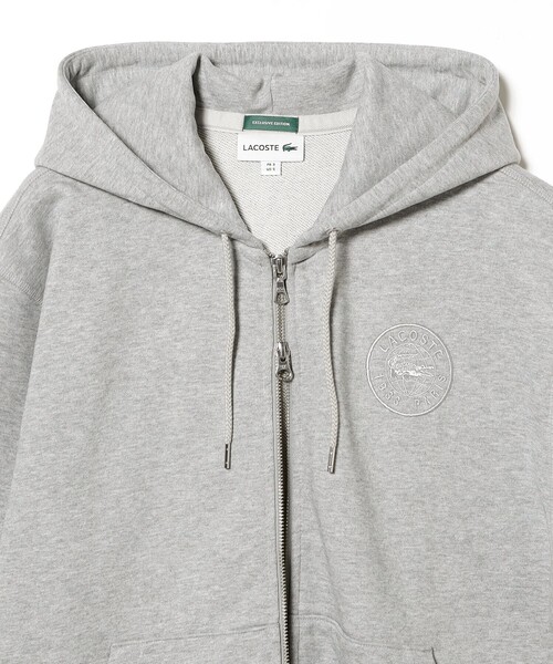 美品　LACOSTE ラコステ コラボ　BEAMS 白 ホワイト パーカー 36 中古・古着通販】LACOSTE (ラコステ) BEAMS BOY (ビームスボーイ