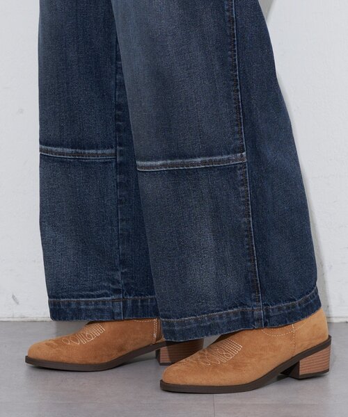 CIAOPANIC（チャオパニック）の「【ANTI WARP /アンチワープ】コンバットデニムパンツ（デニムパンツ・レディース・ピンク/ベージュ/ブルー・MEDIUM/SMALL/LARGE）」の16枚目の写真