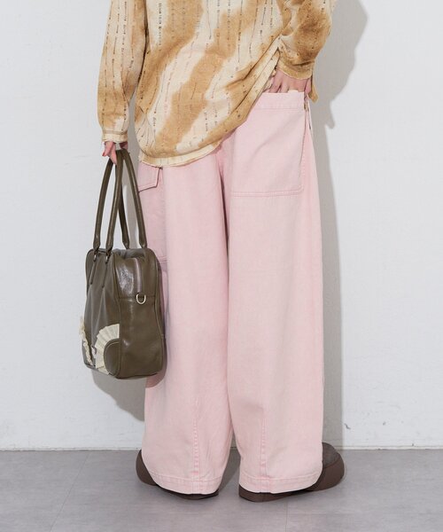 CIAOPANIC（チャオパニック）の「【ANTI WARP /アンチワープ】コンバットデニムパンツ（デニムパンツ・レディース・ピンク/ベージュ/ブルー・MEDIUM/SMALL/LARGE）」の21枚目の写真