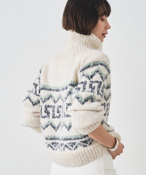 ウィムガゼット　BSBEEカウチン BSBEE】カウチンZIP ニット（ニット/セーター）｜Whim Gazette