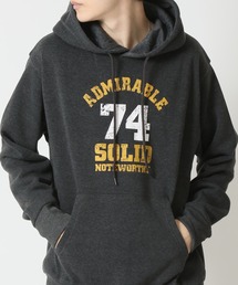 ARCADE（アーケード）の「裏起毛 アメカジ カレッジロゴ ミリタリー 柄込み スウェット プルオーバーパーカー（パーカー）」