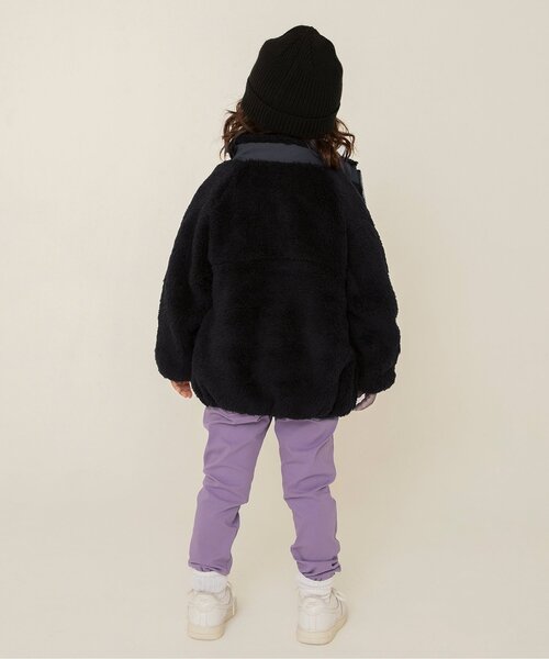 BREEZE（ブリーズ）の「【リンク】ファーフリースジャケット（ブルゾン・キッズ・ターコイズブルー/アイボリー/ブラック/レインボー/ピンク/ベージュ・140/150/160/90/100/110/120/130）」の10枚目の写真