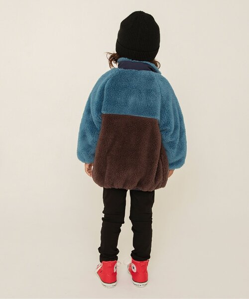 BREEZE（ブリーズ）の「【リンク】ファーフリースジャケット（ブルゾン・キッズ・ターコイズブルー/アイボリー/ブラック/レインボー/ピンク/ベージュ・140/150/160/90/100/110/120/130）」の18枚目の写真