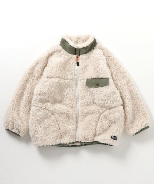 リンク】ファーフリースジャケット（ブルゾン）｜BREEZE