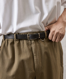 PADRONE | PADRONE パドローネ / WITH D-RING LEATHER BELT モストロレザーDリングベルト / PA9995-5014(ベルト)