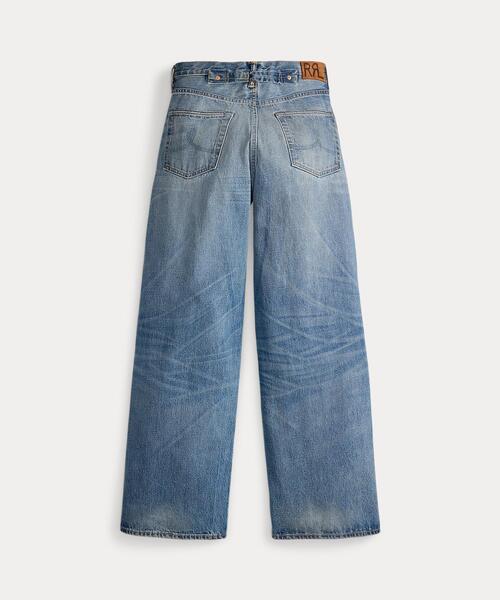 RRL(ダブル アール エル)の「ヴィンテージ ワイド フィット Cluney ジーンズ(デニムパンツ・レディース・ブルー・25/24/26/27/28/29)」の2枚目の写真