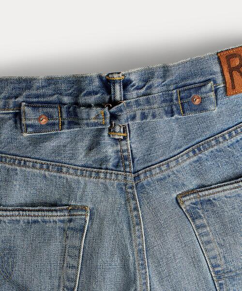 RRL(ダブル アール エル)の「ヴィンテージ ワイド フィット Cluney ジーンズ(デニムパンツ・レディース・ブルー・25/24/26/27/28/29)」の3枚目の写真