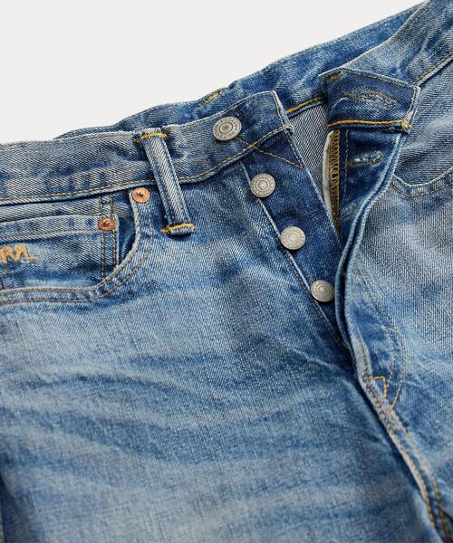 RRL(ダブル アール エル)の「ヴィンテージ ワイド フィット Cluney ジーンズ(デニムパンツ・レディース・ブルー・25/24/26/27/28/29)」の4枚目の写真
