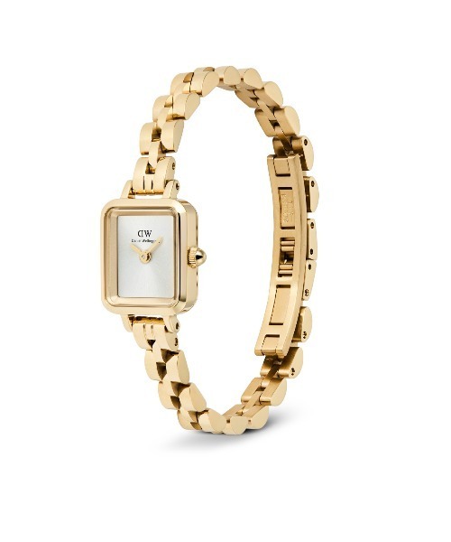 Daniel Wellington（ダニエルウェリントン）の「Quadro Mini 15.4x18.2MM Arch 3-Link レーディス腕時計 ゴールド（アナログ腕時計・レディース・イエローゴールド/ゴールド系その他/ゴールド系その他2・ONESIZE）」の7枚目の写真